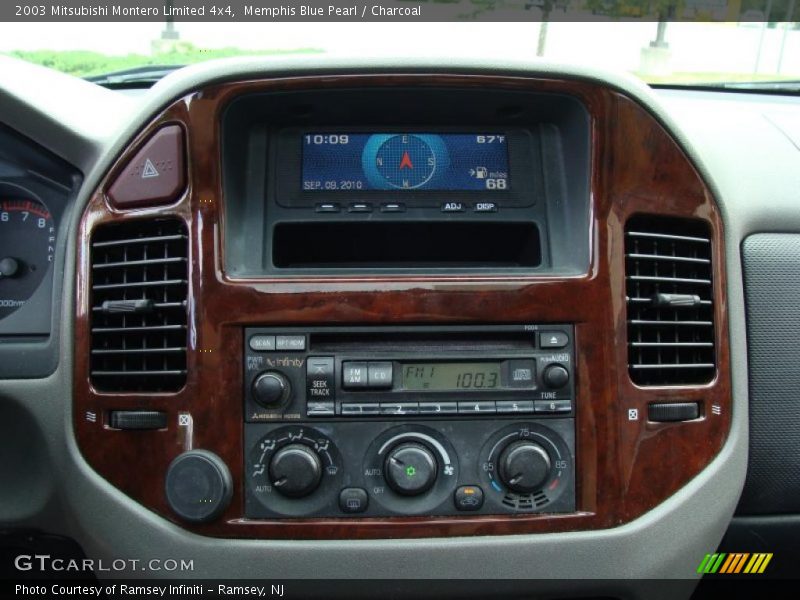 Memphis Blue Pearl / Charcoal 2003 Mitsubishi Montero Limited 4x4