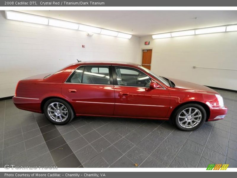 Crystal Red / Titanium/Dark Titanium 2008 Cadillac DTS