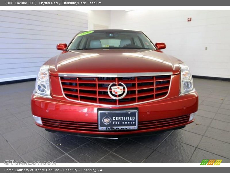 Crystal Red / Titanium/Dark Titanium 2008 Cadillac DTS