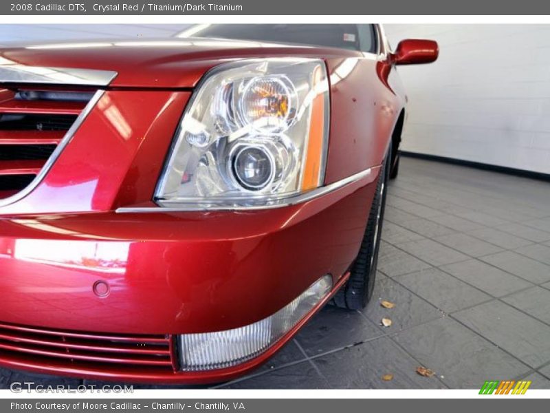 Crystal Red / Titanium/Dark Titanium 2008 Cadillac DTS