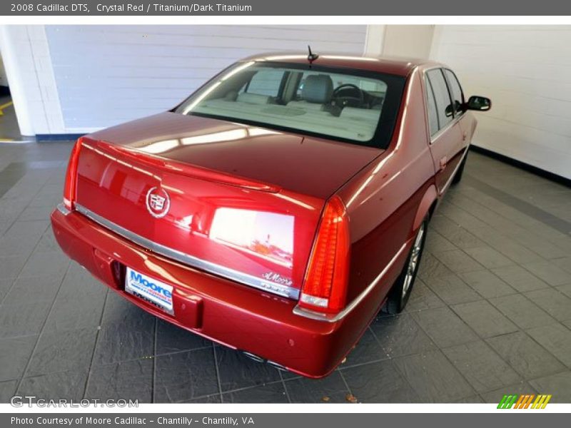 Crystal Red / Titanium/Dark Titanium 2008 Cadillac DTS