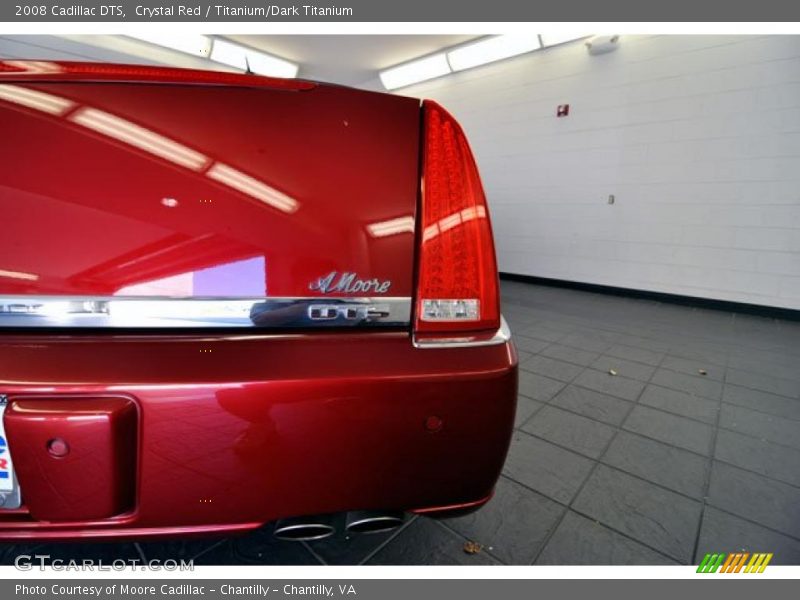 Crystal Red / Titanium/Dark Titanium 2008 Cadillac DTS