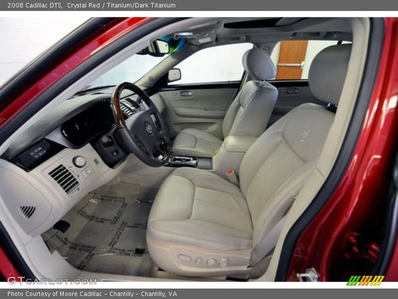 Crystal Red / Titanium/Dark Titanium 2008 Cadillac DTS