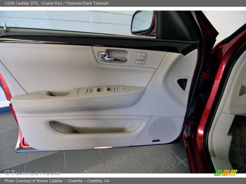 Crystal Red / Titanium/Dark Titanium 2008 Cadillac DTS