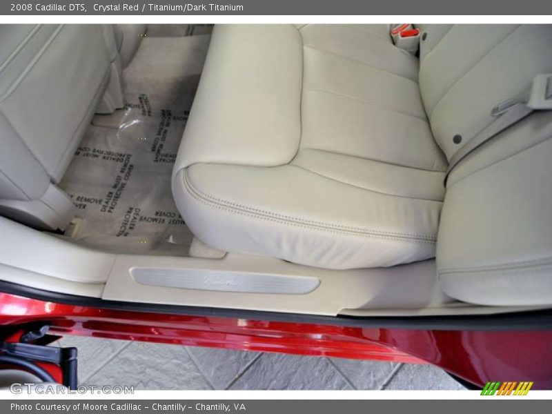 Crystal Red / Titanium/Dark Titanium 2008 Cadillac DTS