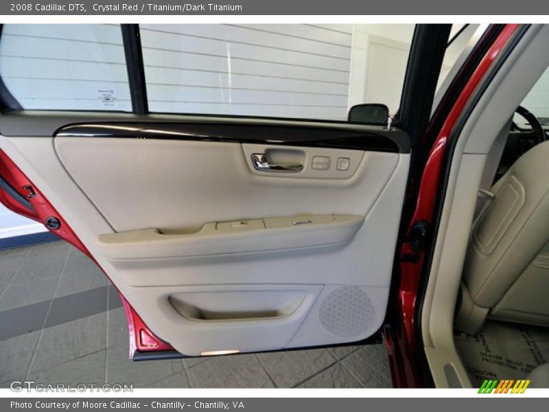 Crystal Red / Titanium/Dark Titanium 2008 Cadillac DTS