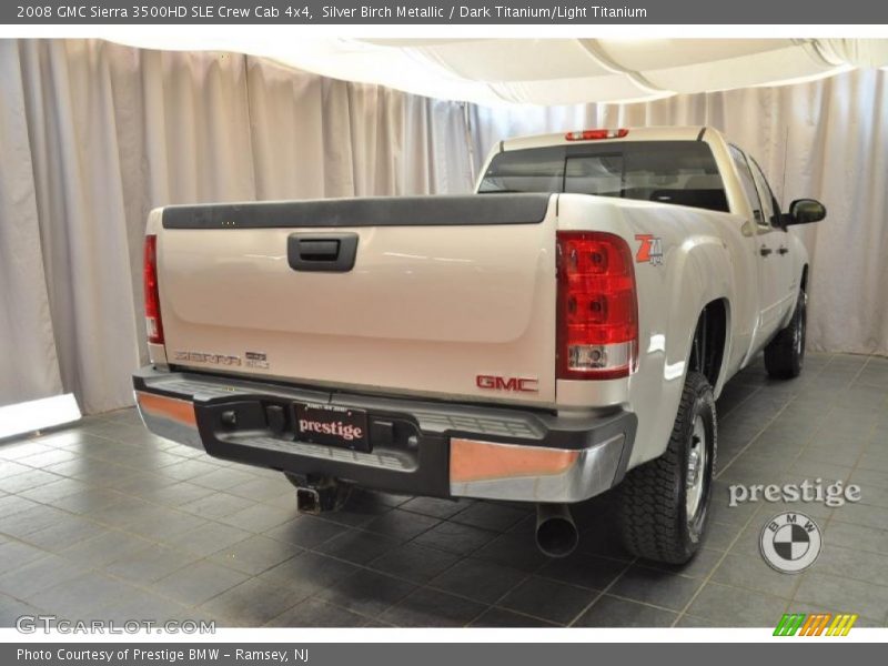 Silver Birch Metallic / Dark Titanium/Light Titanium 2008 GMC Sierra 3500HD SLE Crew Cab 4x4