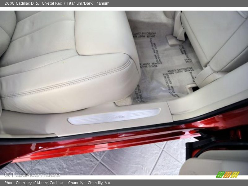 Crystal Red / Titanium/Dark Titanium 2008 Cadillac DTS