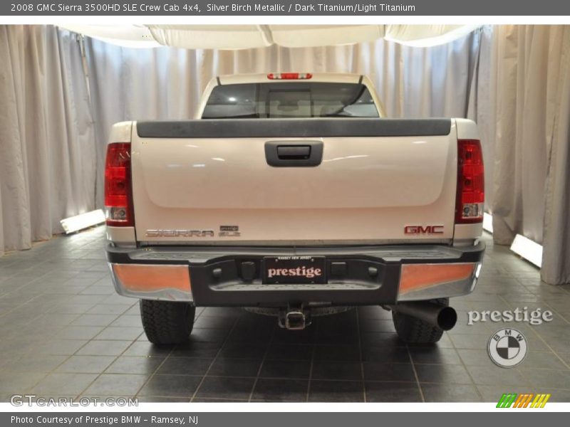 Silver Birch Metallic / Dark Titanium/Light Titanium 2008 GMC Sierra 3500HD SLE Crew Cab 4x4
