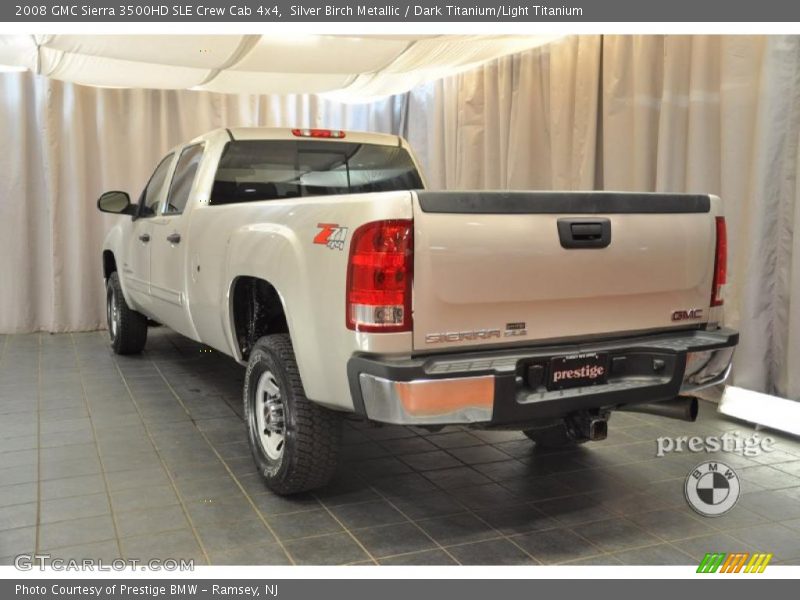 Silver Birch Metallic / Dark Titanium/Light Titanium 2008 GMC Sierra 3500HD SLE Crew Cab 4x4