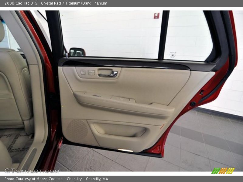 Crystal Red / Titanium/Dark Titanium 2008 Cadillac DTS