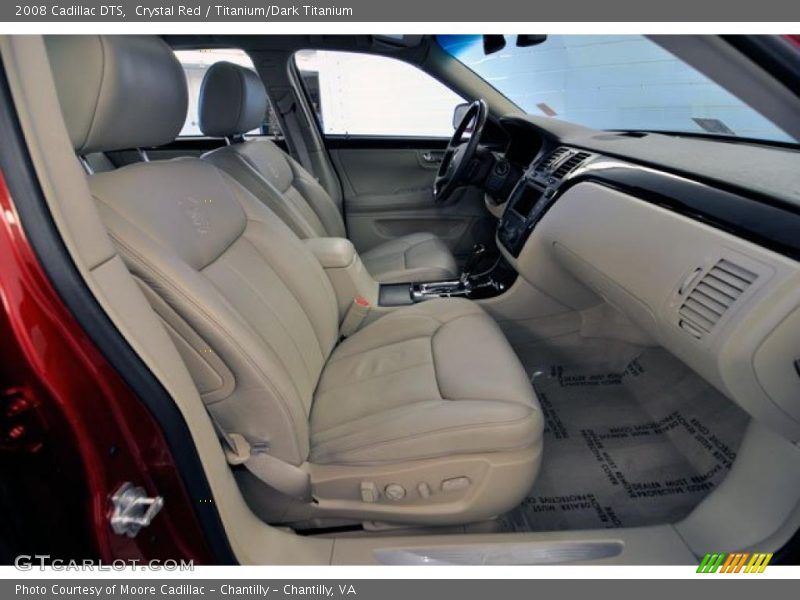Crystal Red / Titanium/Dark Titanium 2008 Cadillac DTS