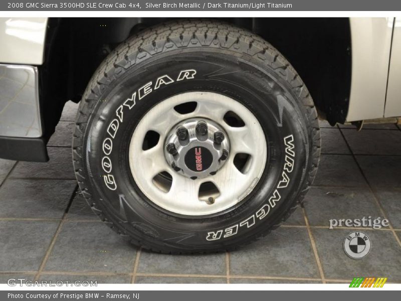 Silver Birch Metallic / Dark Titanium/Light Titanium 2008 GMC Sierra 3500HD SLE Crew Cab 4x4