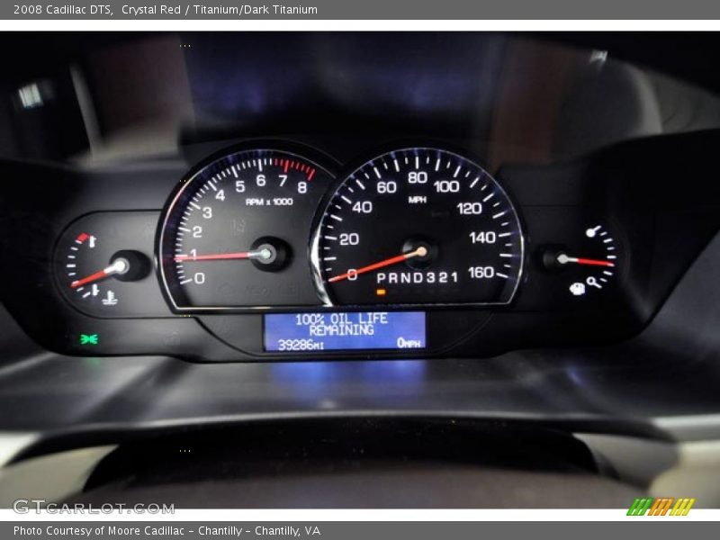 Crystal Red / Titanium/Dark Titanium 2008 Cadillac DTS