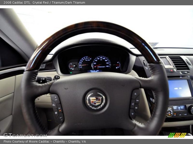Crystal Red / Titanium/Dark Titanium 2008 Cadillac DTS