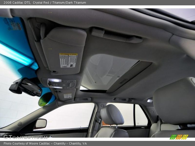 Crystal Red / Titanium/Dark Titanium 2008 Cadillac DTS