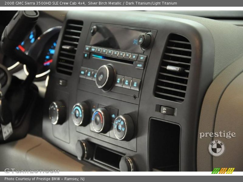 Silver Birch Metallic / Dark Titanium/Light Titanium 2008 GMC Sierra 3500HD SLE Crew Cab 4x4