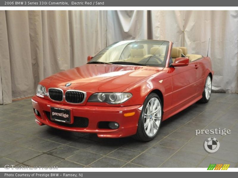 Electric Red / Sand 2006 BMW 3 Series 330i Convertible