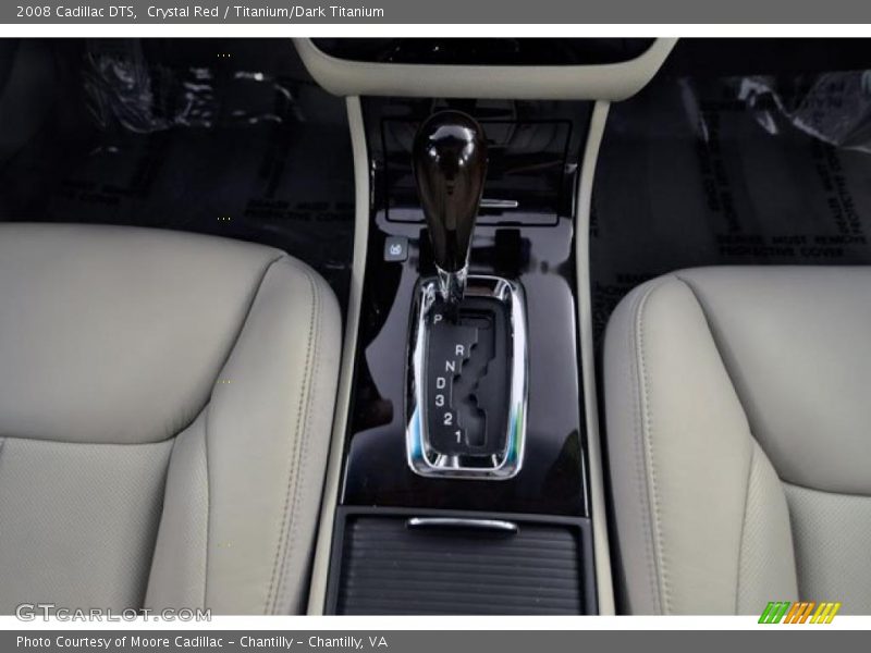 Crystal Red / Titanium/Dark Titanium 2008 Cadillac DTS