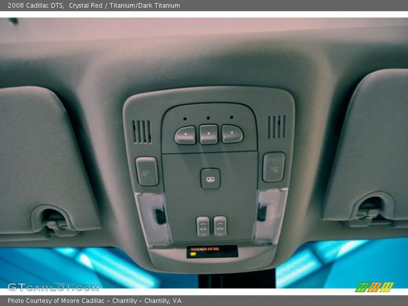 Crystal Red / Titanium/Dark Titanium 2008 Cadillac DTS