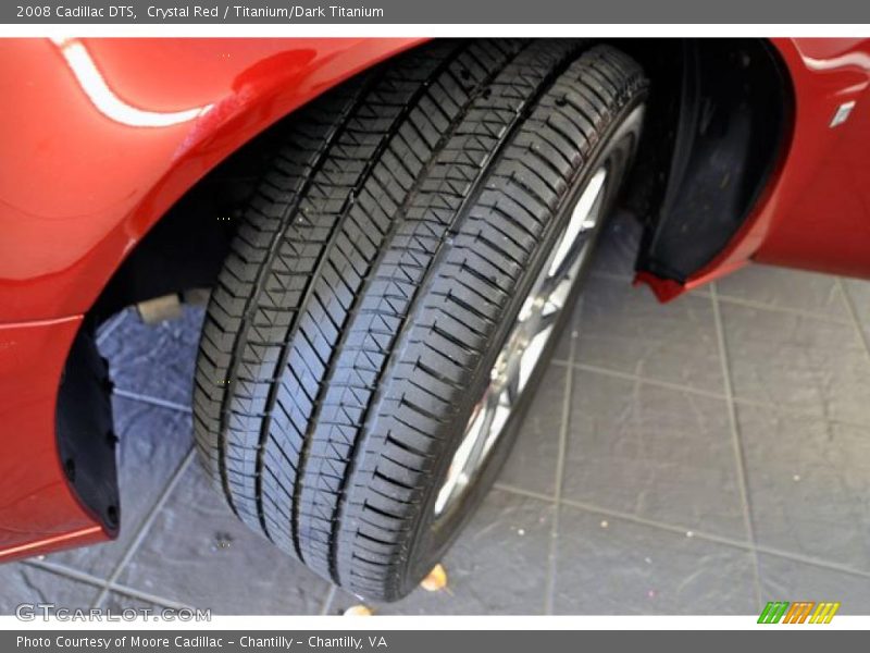 Crystal Red / Titanium/Dark Titanium 2008 Cadillac DTS