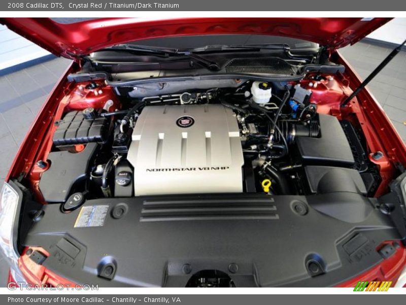 Crystal Red / Titanium/Dark Titanium 2008 Cadillac DTS