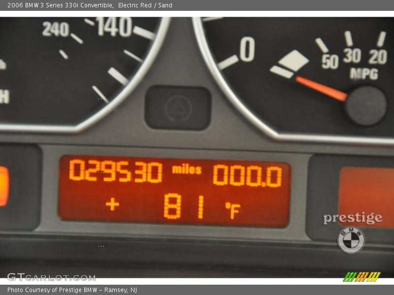Electric Red / Sand 2006 BMW 3 Series 330i Convertible