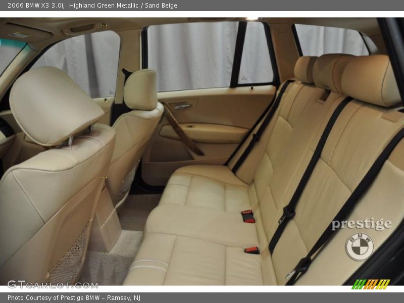 Highland Green Metallic / Sand Beige 2006 BMW X3 3.0i