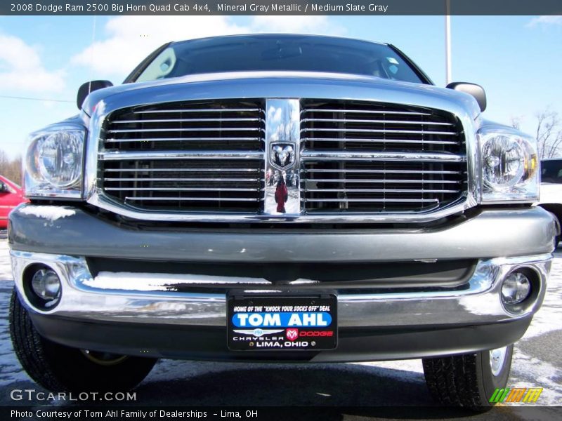 Mineral Gray Metallic / Medium Slate Gray 2008 Dodge Ram 2500 Big Horn Quad Cab 4x4