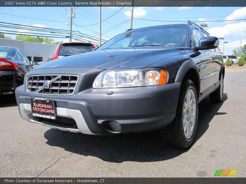 Barents Blue Metallic / Graphite 2007 Volvo XC70 AWD Cross Country