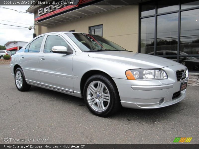 Silver Metallic / Graphite 2008 Volvo S60 2.5T