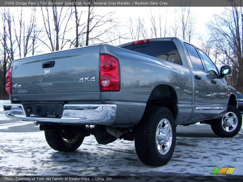 Mineral Gray Metallic / Medium Slate Gray 2008 Dodge Ram 2500 Big Horn Quad Cab 4x4