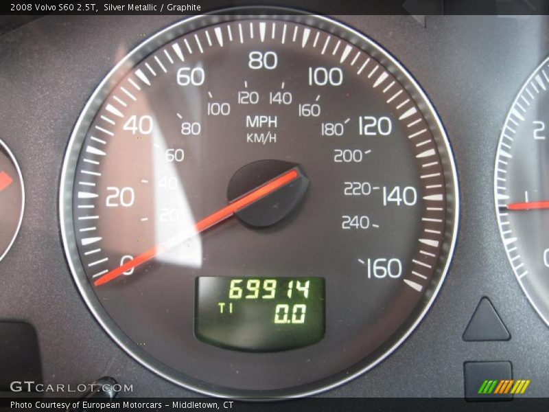 Silver Metallic / Graphite 2008 Volvo S60 2.5T