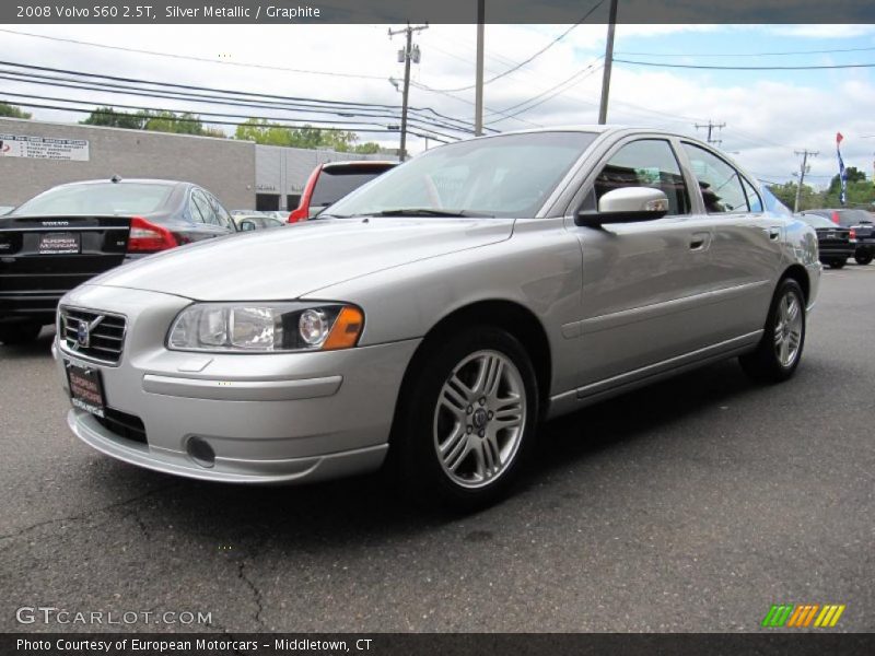 Silver Metallic / Graphite 2008 Volvo S60 2.5T