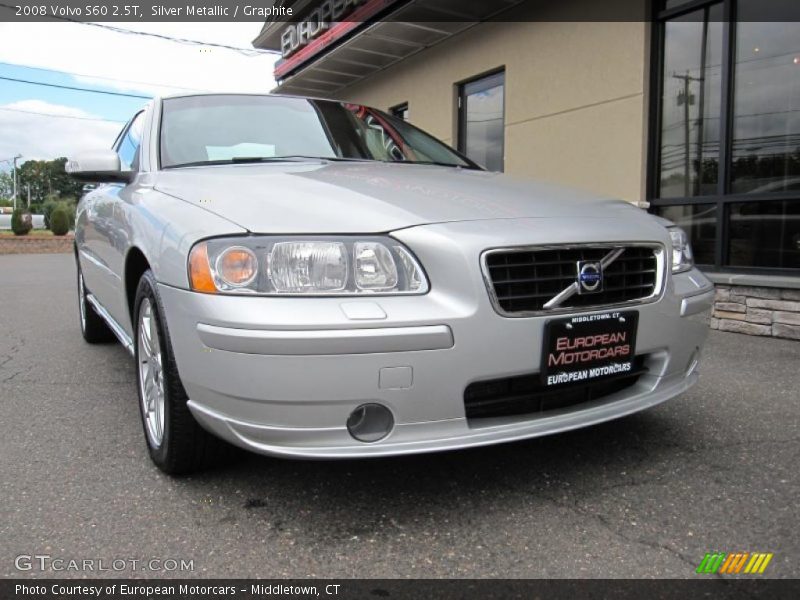 Silver Metallic / Graphite 2008 Volvo S60 2.5T