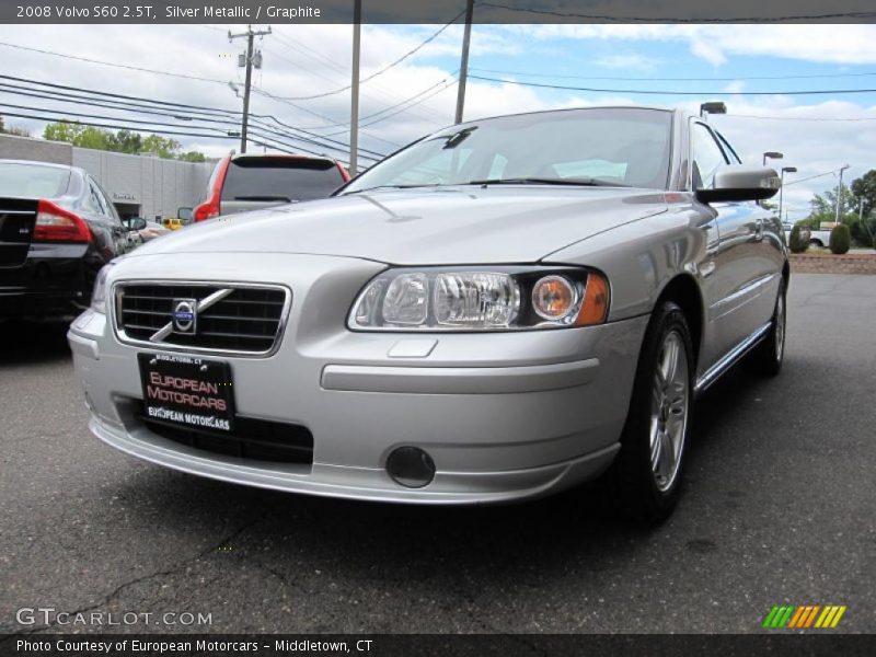 Silver Metallic / Graphite 2008 Volvo S60 2.5T