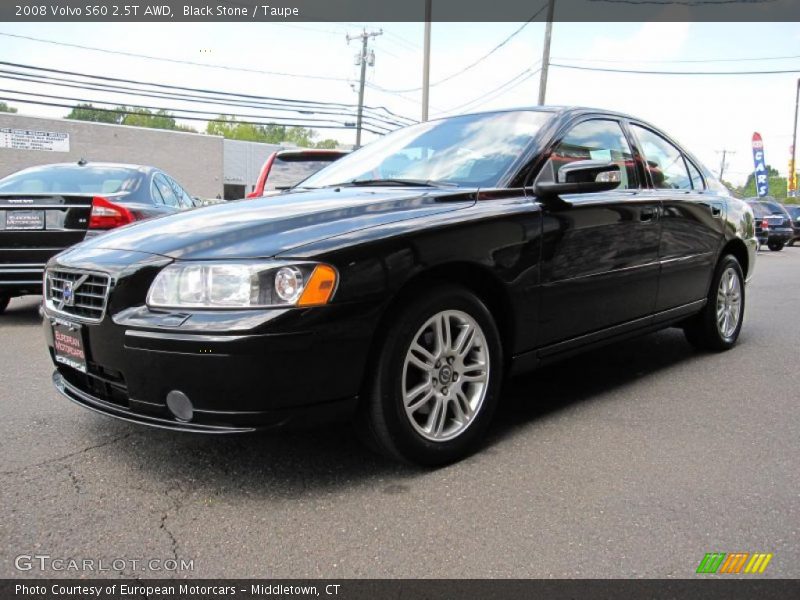 Black Stone / Taupe 2008 Volvo S60 2.5T AWD