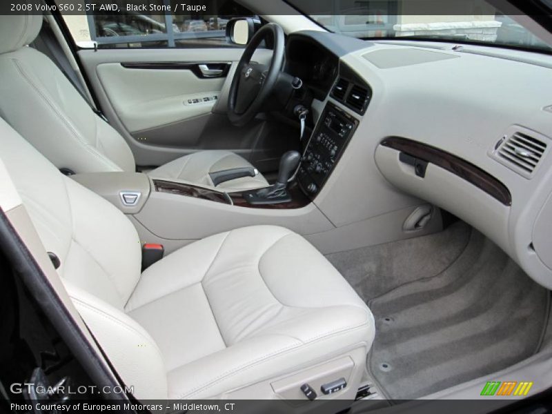 Black Stone / Taupe 2008 Volvo S60 2.5T AWD