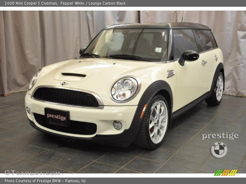 Pepper White / Lounge Carbon Black 2008 Mini Cooper S Clubman