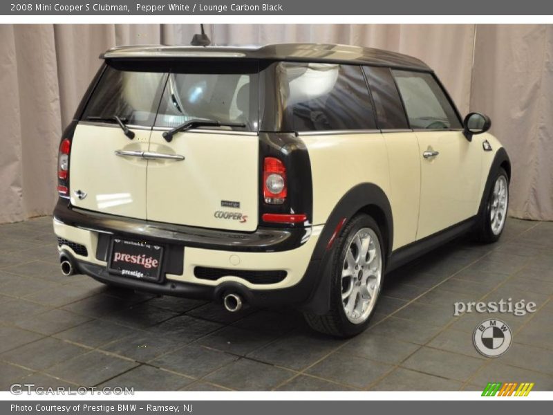 Pepper White / Lounge Carbon Black 2008 Mini Cooper S Clubman