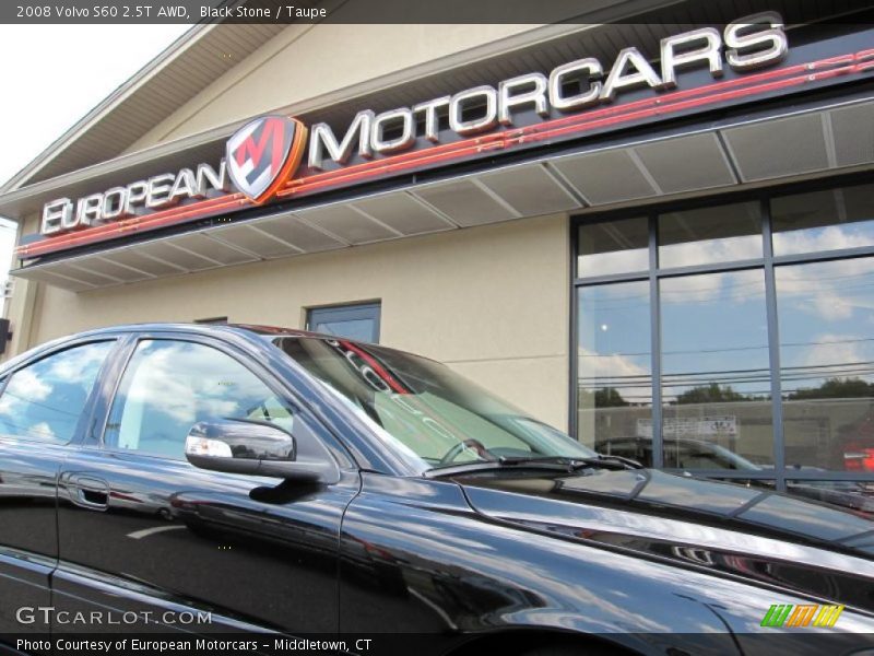 Black Stone / Taupe 2008 Volvo S60 2.5T AWD