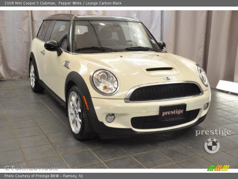 Pepper White / Lounge Carbon Black 2008 Mini Cooper S Clubman