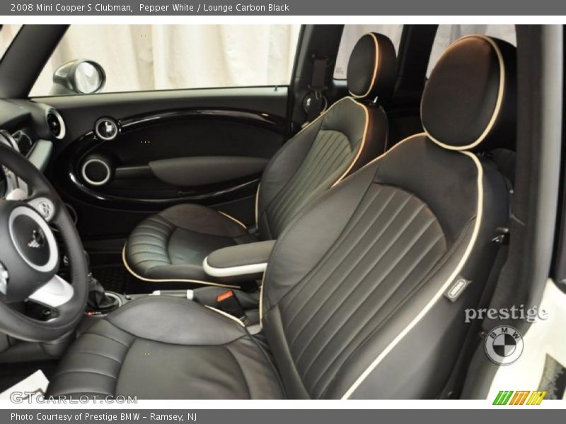 Pepper White / Lounge Carbon Black 2008 Mini Cooper S Clubman
