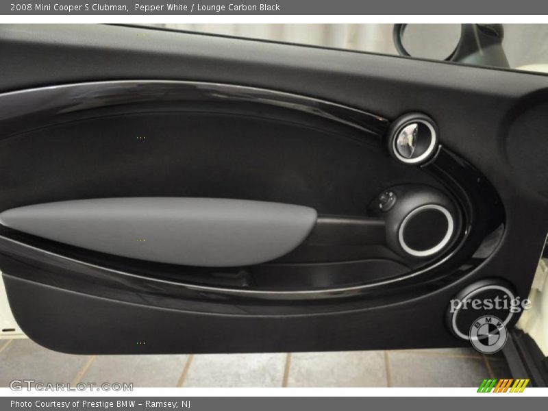 Pepper White / Lounge Carbon Black 2008 Mini Cooper S Clubman