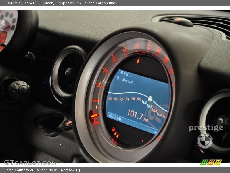 Pepper White / Lounge Carbon Black 2008 Mini Cooper S Clubman