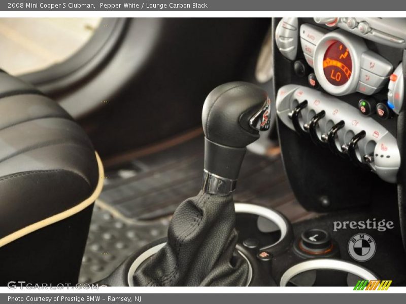 Pepper White / Lounge Carbon Black 2008 Mini Cooper S Clubman