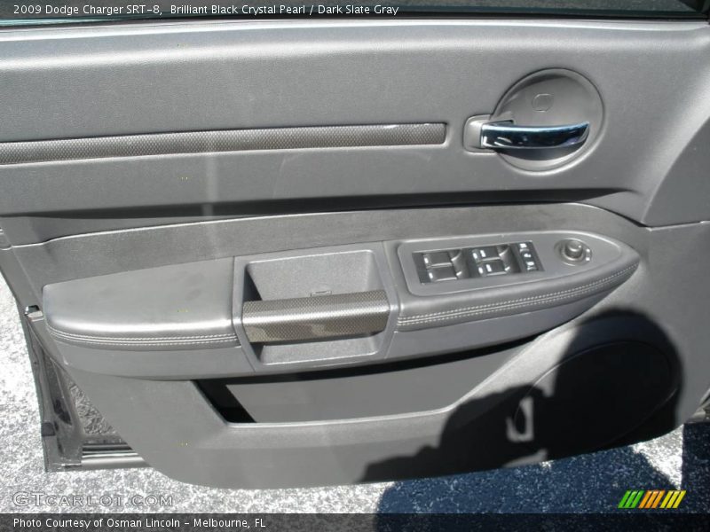 Brilliant Black Crystal Pearl / Dark Slate Gray 2009 Dodge Charger SRT-8