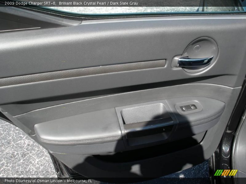 Brilliant Black Crystal Pearl / Dark Slate Gray 2009 Dodge Charger SRT-8