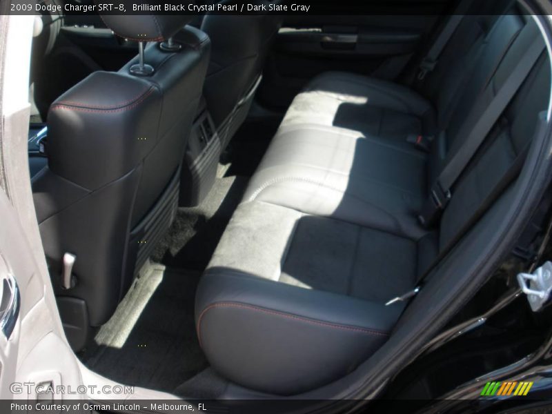 Brilliant Black Crystal Pearl / Dark Slate Gray 2009 Dodge Charger SRT-8