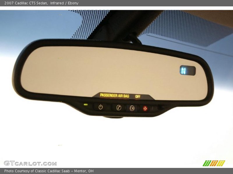 Infrared / Ebony 2007 Cadillac CTS Sedan